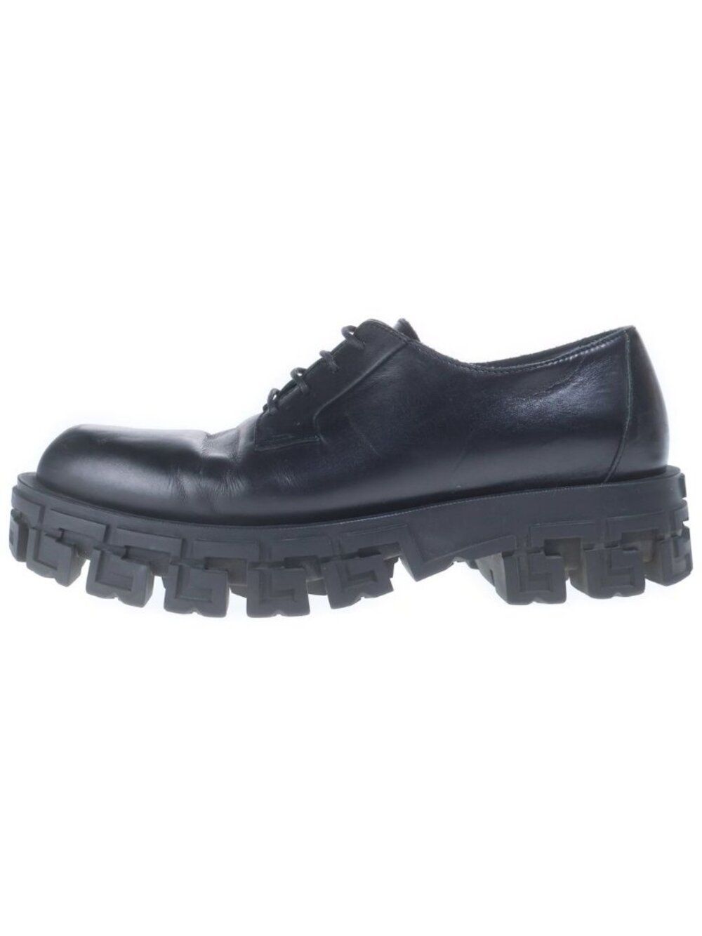 Versace Greca Portico Derby Shoes Low-Cut Sneakers Black
